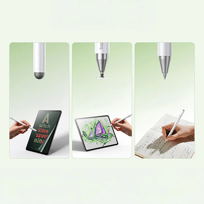 Touch Pen Baseus Smooth Writing 3 Magnetic 3in1 Series, Passive Version, Weiß P80080804213-00