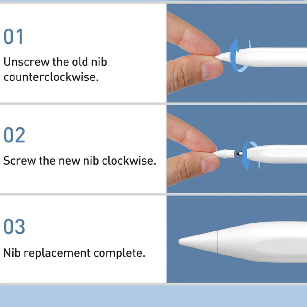 Touch Pen Baseus Smooth Writing für Apple iPad, Weiß SXBC040102