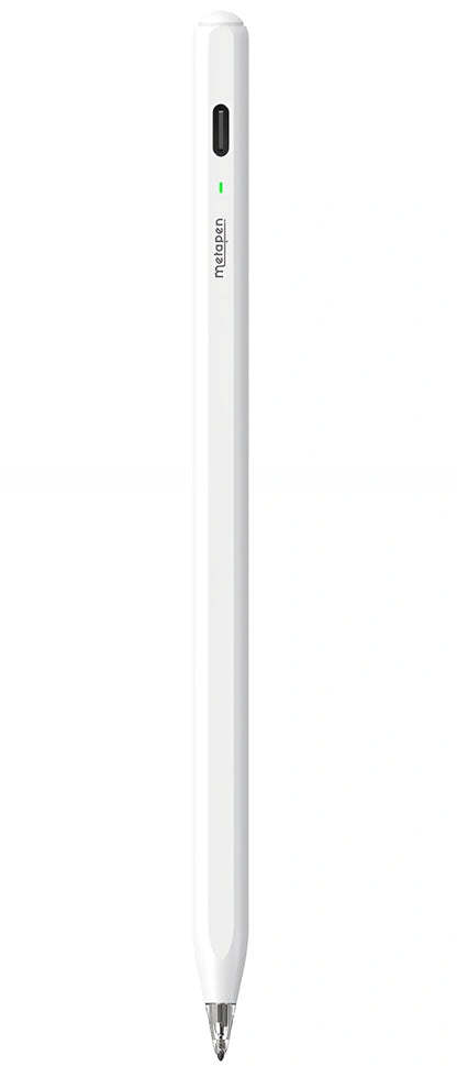 Touch Pen Metapen Air8 Pro für Apple iPad, Active Version, Weiß ME-APP172