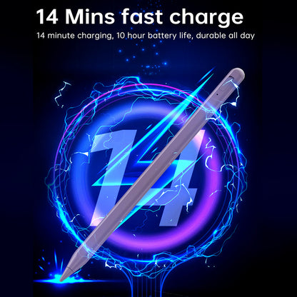 Touch Pen Techsuit AC10SH für Apple iPad, Aktive Version, Weiß