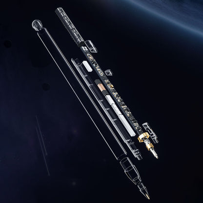 Touch Pen Techsuit C10 Pro für Apple iPad, Aktive Version, Transparent Schwarz