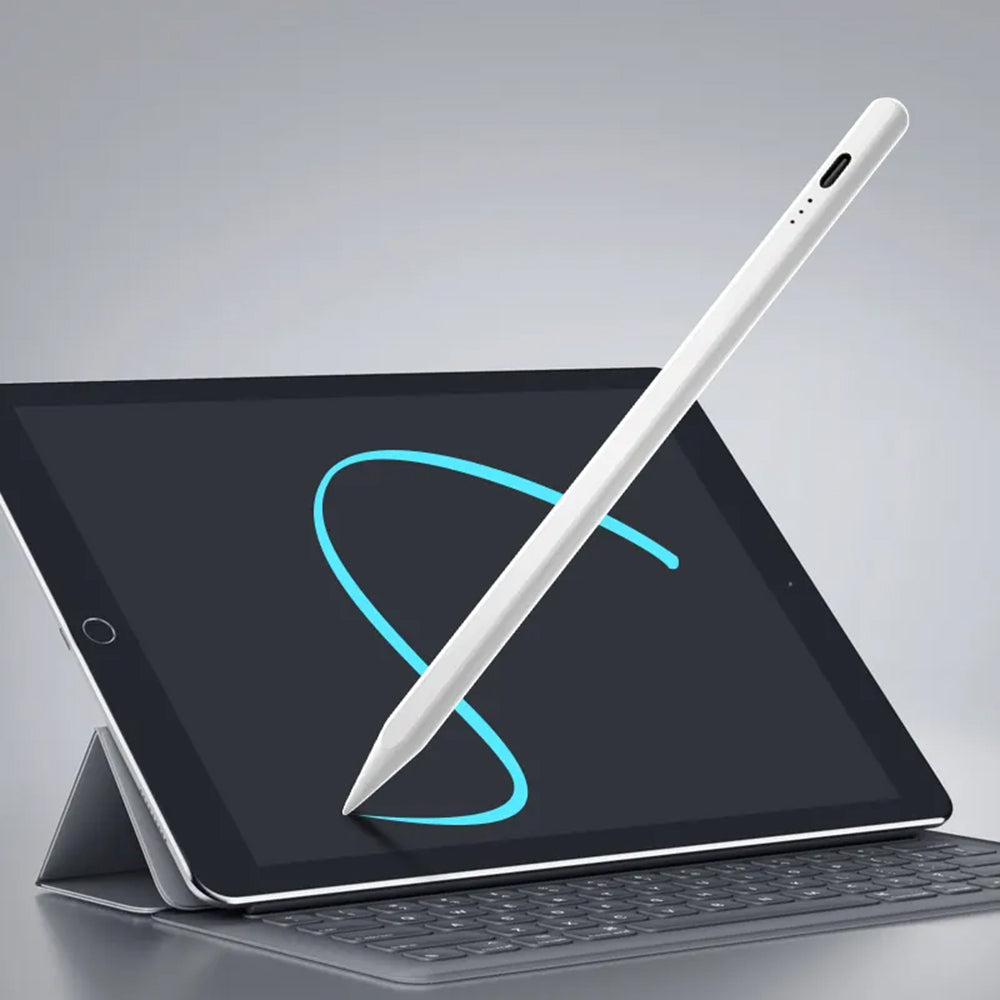 Touch Pen Techsuit JA04 für Apple iPad, Aktive Version, Weiß