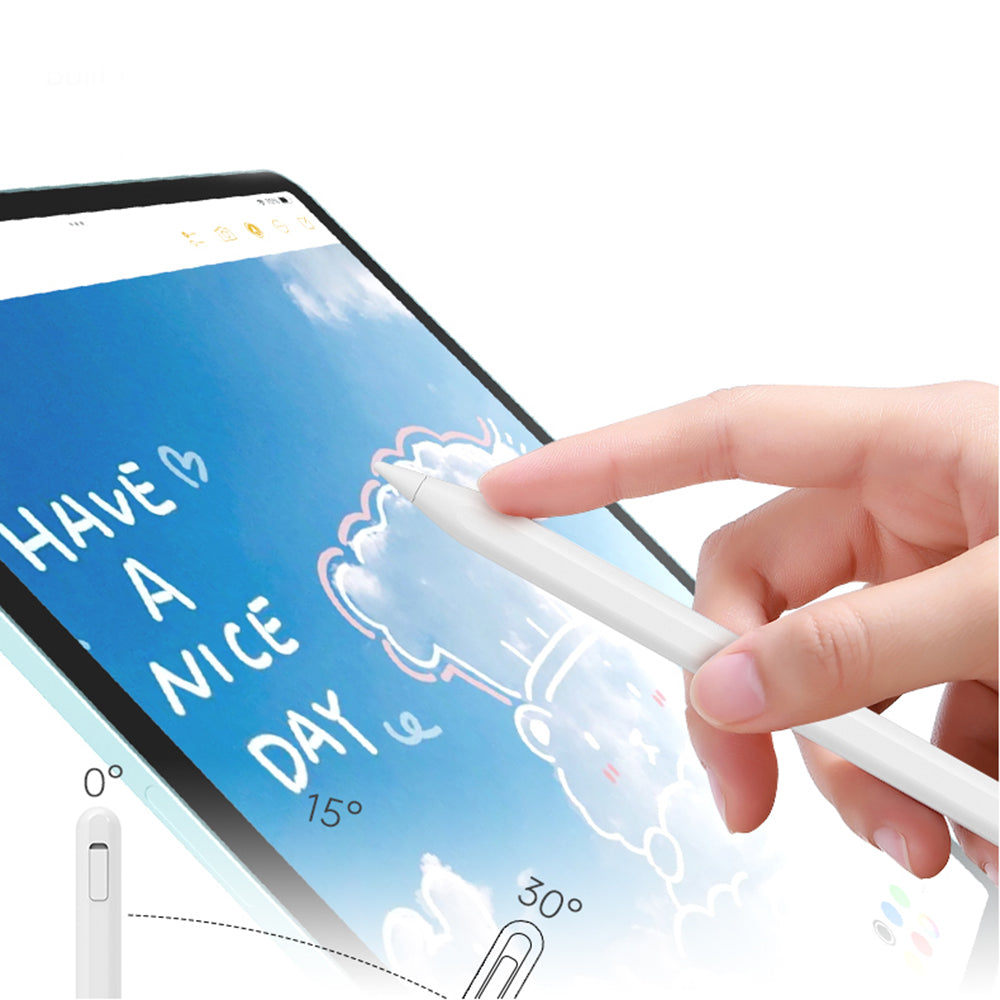 Touch Pen Techsuit V15 für Apple iPad, Aktive Version, Weiß