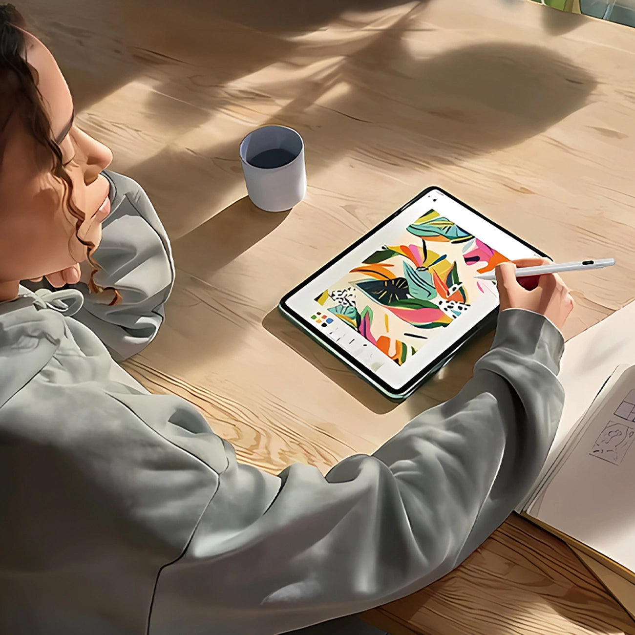 Touch Pen WZK W2268YAS für Apple iPad, Active Version, Weiß