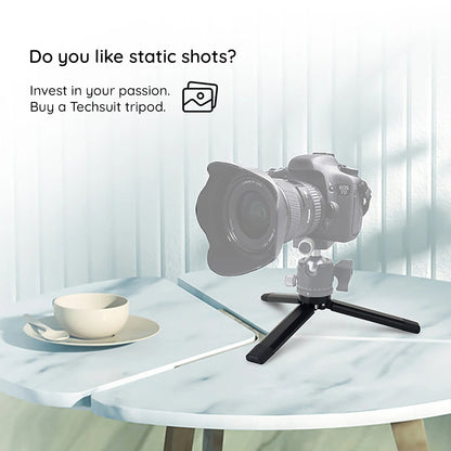 Techsuit TPD2 1/4inch Tripod, Black