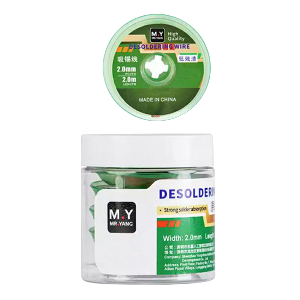 M.Y-Litze, 2 mm, 2 m, 5 Stück Set