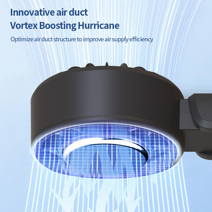 Tragbarer Ventilator Techsuit A10, Schwarz