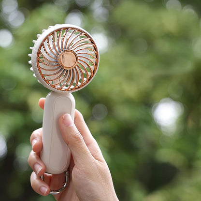 Tragbarer Ventilator Techsuit A217, Rosa Gold