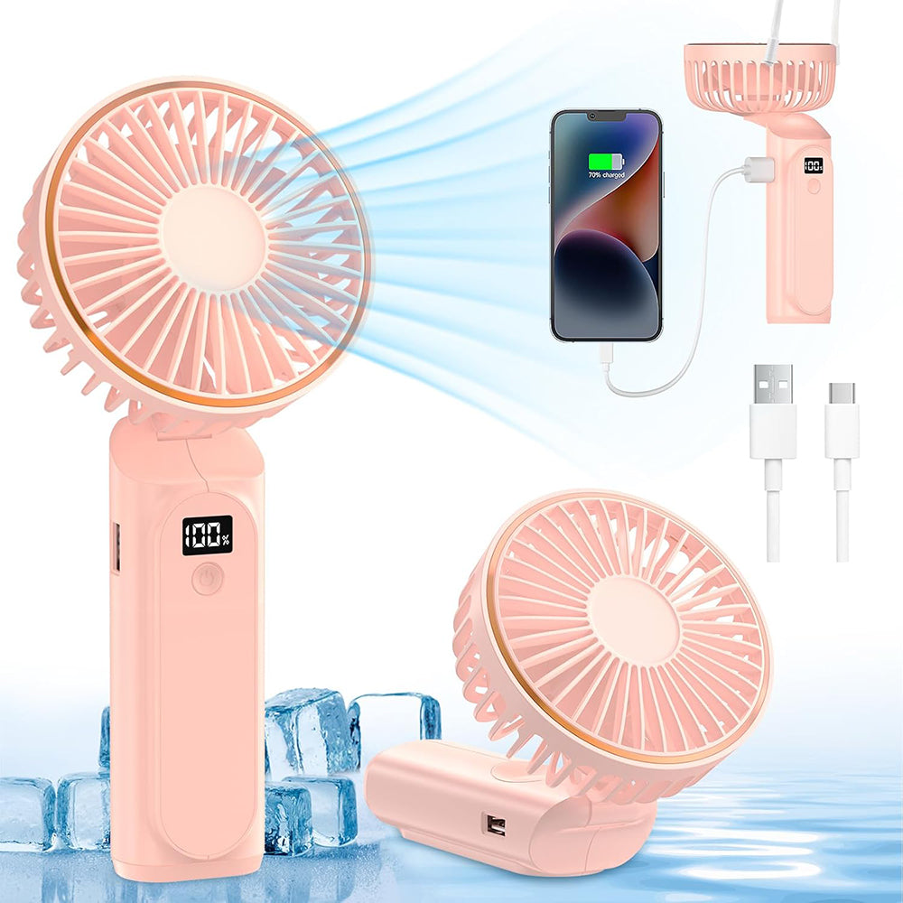 Tragbarer Ventilator Techsuit M12, Rosa