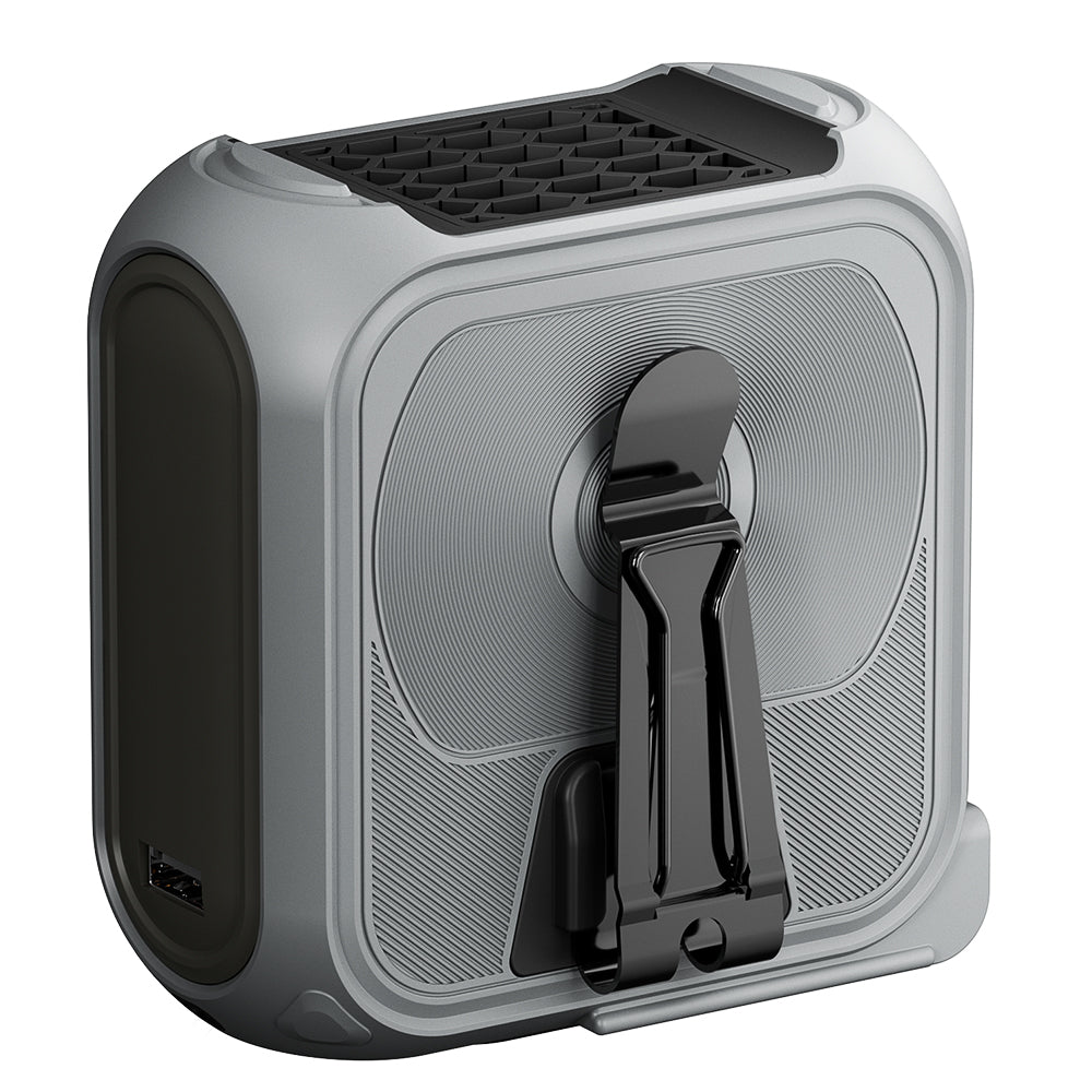 Tragbarer Ventilator Techsuit Z13 mit externem Akku 10000mAh, Grau