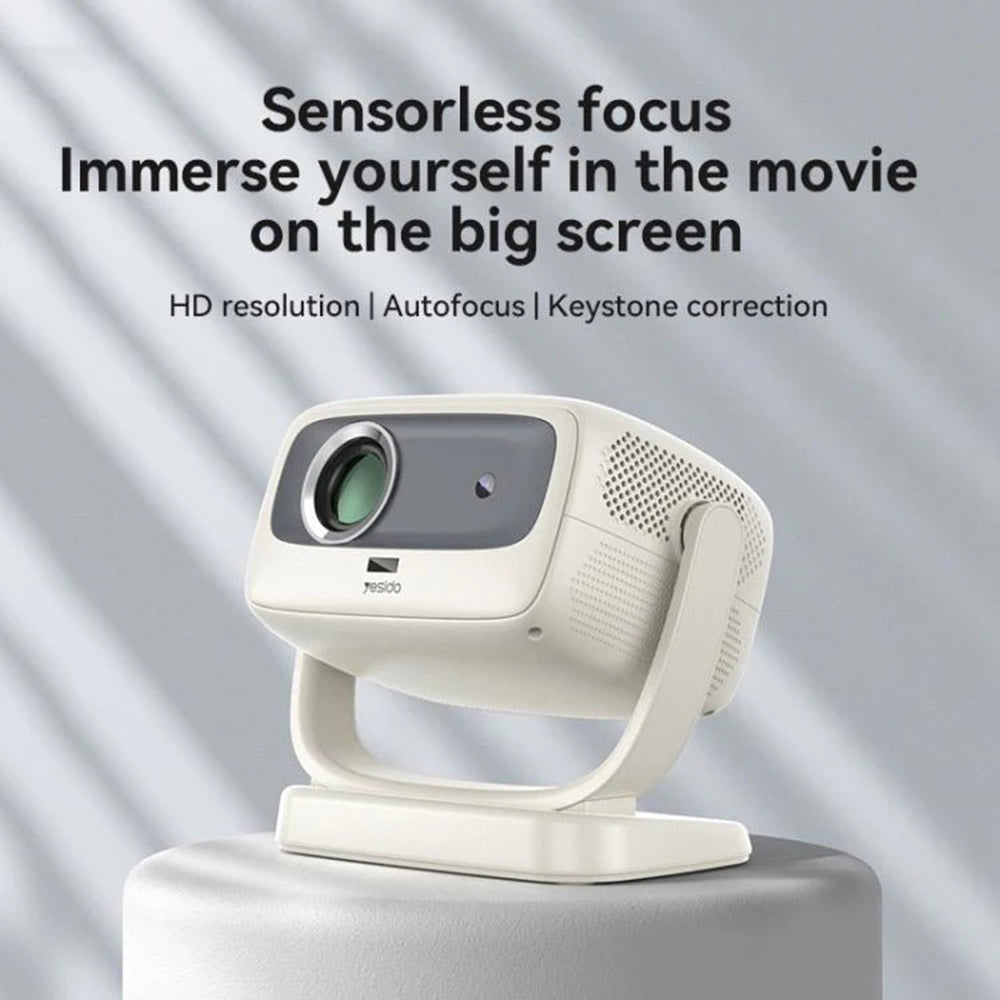 Videoprojektor Yesido TV13, 720P, 190ANSI, Android 9.0, Weiß
