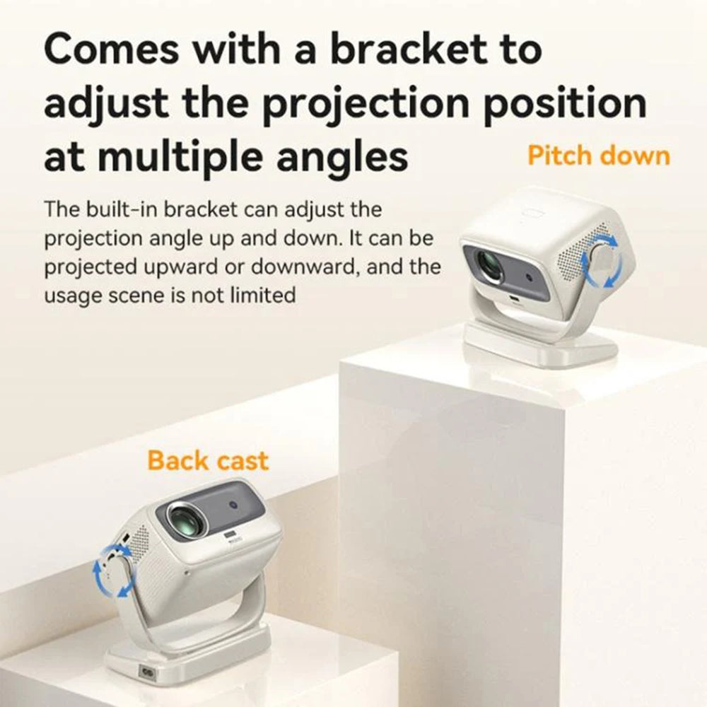 Videoprojektor Yesido TV13, 720P, 190ANSI, Android 9.0, Weiß