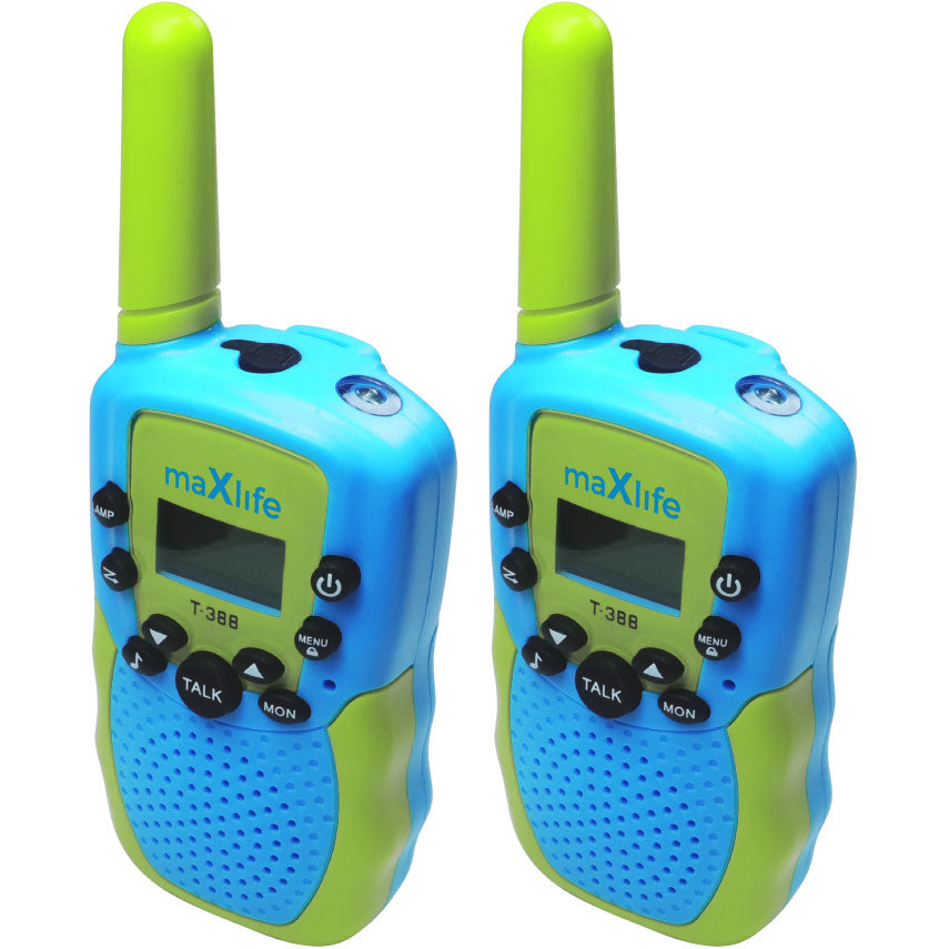 Walkie Talkie MaXlife MXWT-200, 2er-Set, verschiedene Farben